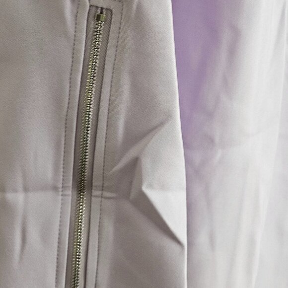 NWT SAINT GENIES LILAC Office OccassionTrench Coat Blazer Zipper Cuff Dress 28 - Picture 8 of 10